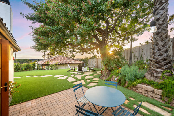 Peaceful backyard