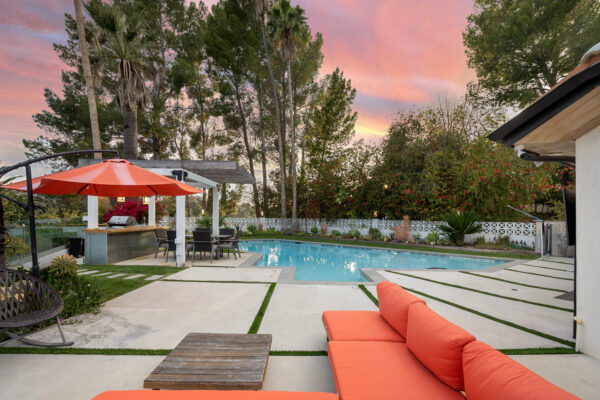Backyard pool