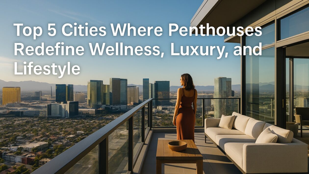 Top 5 Cities Where Penthouses Redefine Wellness, Luxury, and Lifestyle